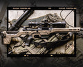 MDT HNT26 - Custom Topo Pattern - Rem700 SA Folding Stock Arca Rail