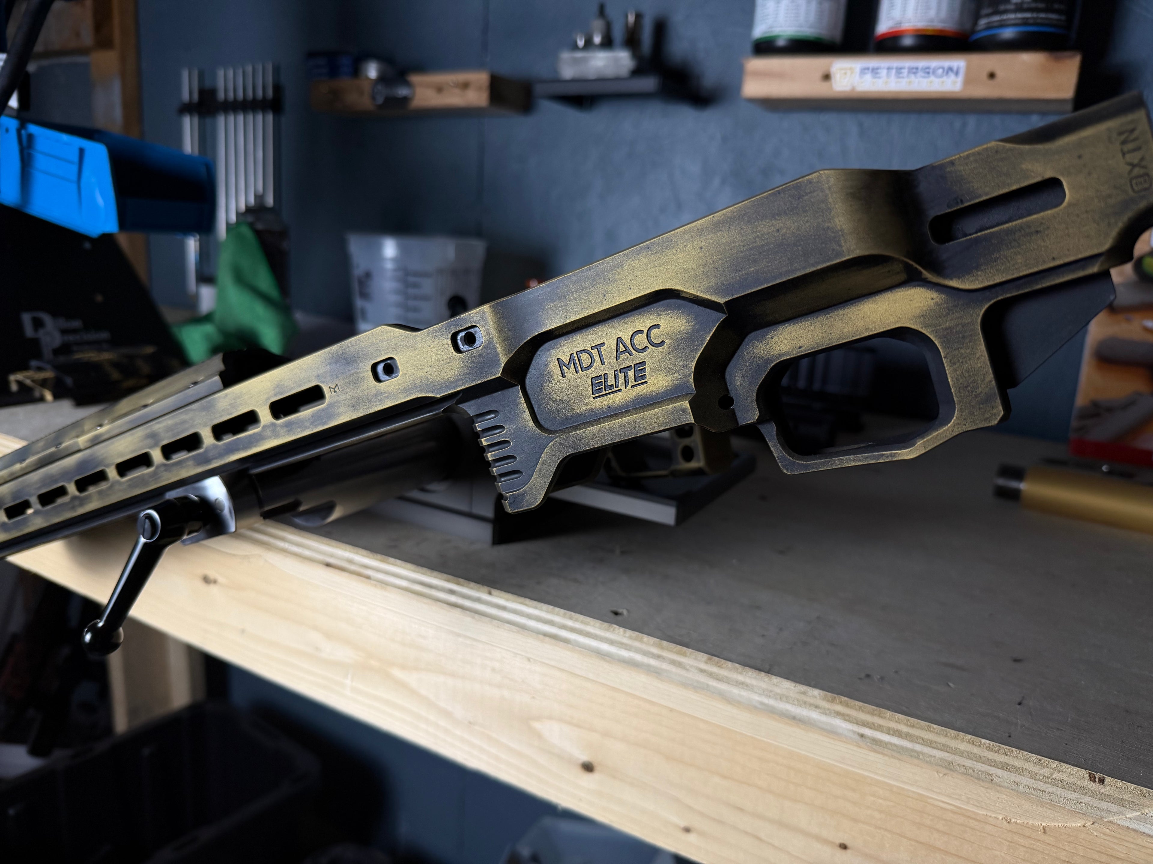 Custom Cerakoted Precision Chassis - MDT ACC Elite